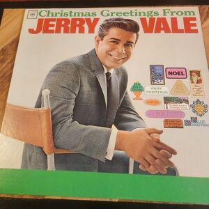 CHRISTMAS GREETINGS FROM JERRY VALE-COLUMBIA RECORDS Vinyl
